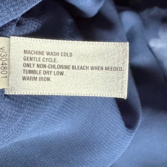 Gap Y2K Babydoll Dress 90s Grunge Blue Purple Floral Cottage Romantic Boho - Picture 5 of 8